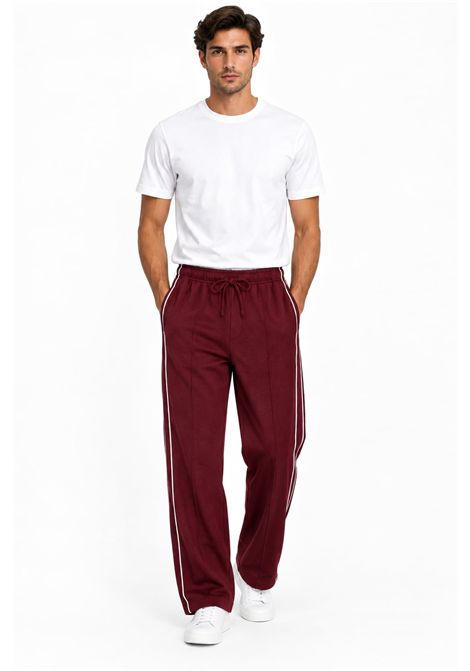 Pantaloni Jogging Iceberg Wide Fit con Righe Laterali ICEBERG | B041 PPM14624